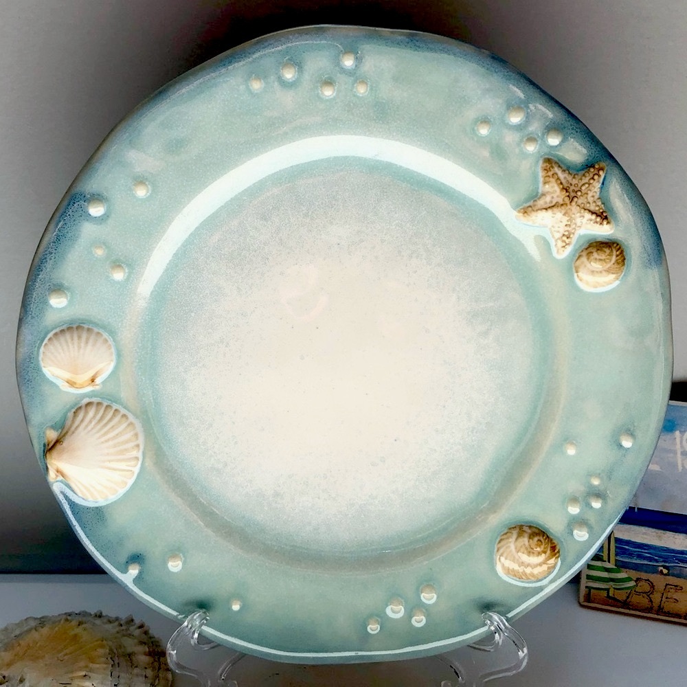 Sonoma Seaside Beach Shell Salad Plates
